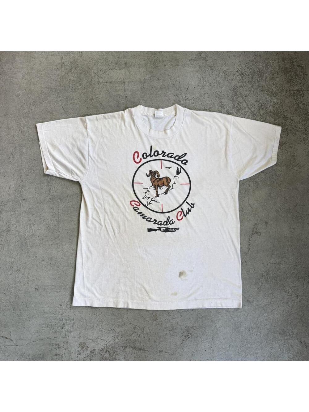 Vintage 90s Colorado Camarada Club Hunting Shooting T Shirt